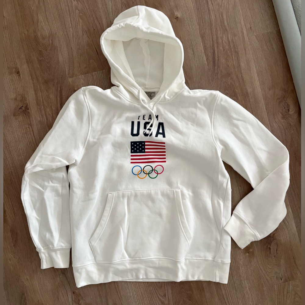 Old Navy White Team USA Hoodie
